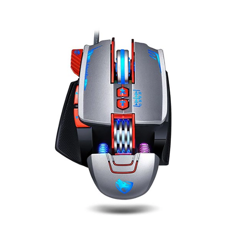 ماوس سیم دار گیمینگ T-WOLF مدل V9 MACRO